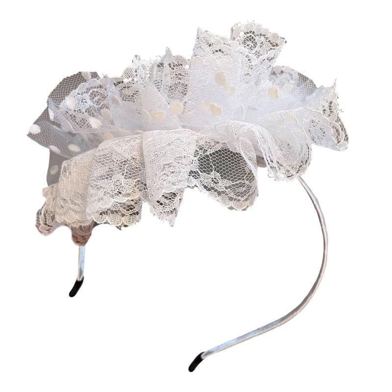 Women'S Fashion In The 1920S - A52E Hoop cheveux fleurs en dentelle