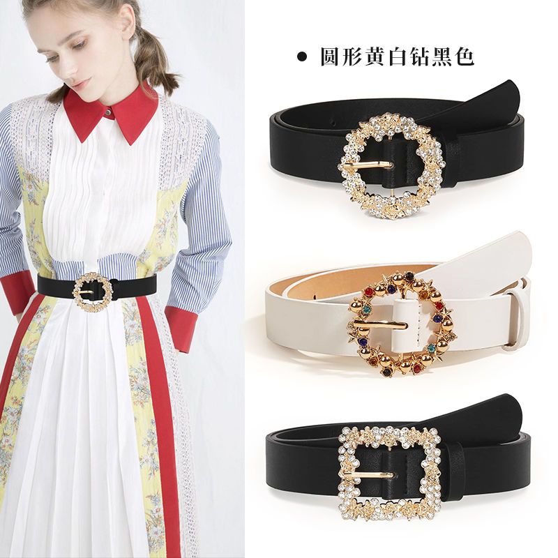 Women'S Fashion Trends Fall 2025 - Ceinture à boucle en strass Style