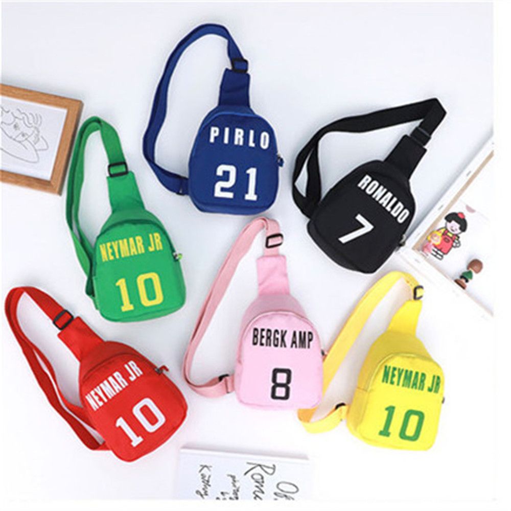 Canvas Tote Bag - Sac de poitrine imprimé de numéro
