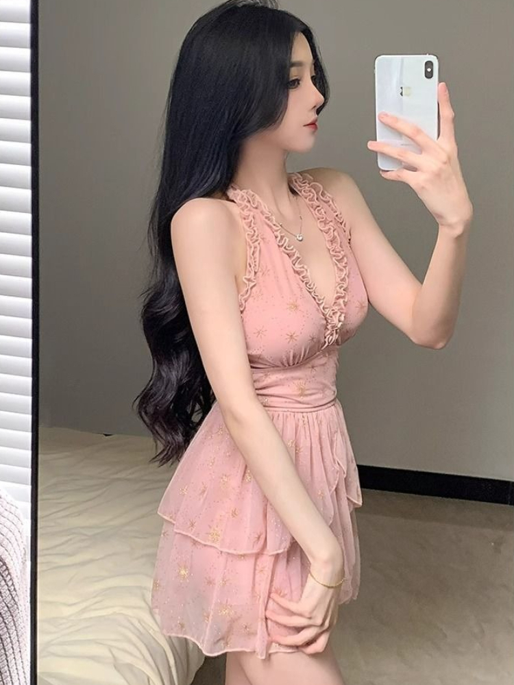 Women Fashion Korean - Maillot de bain monokini élégant et