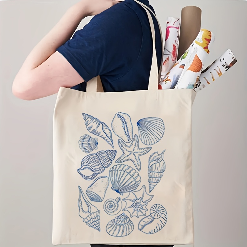 Canvas Tote Bag - Sac fourre-tout en toile pour femme