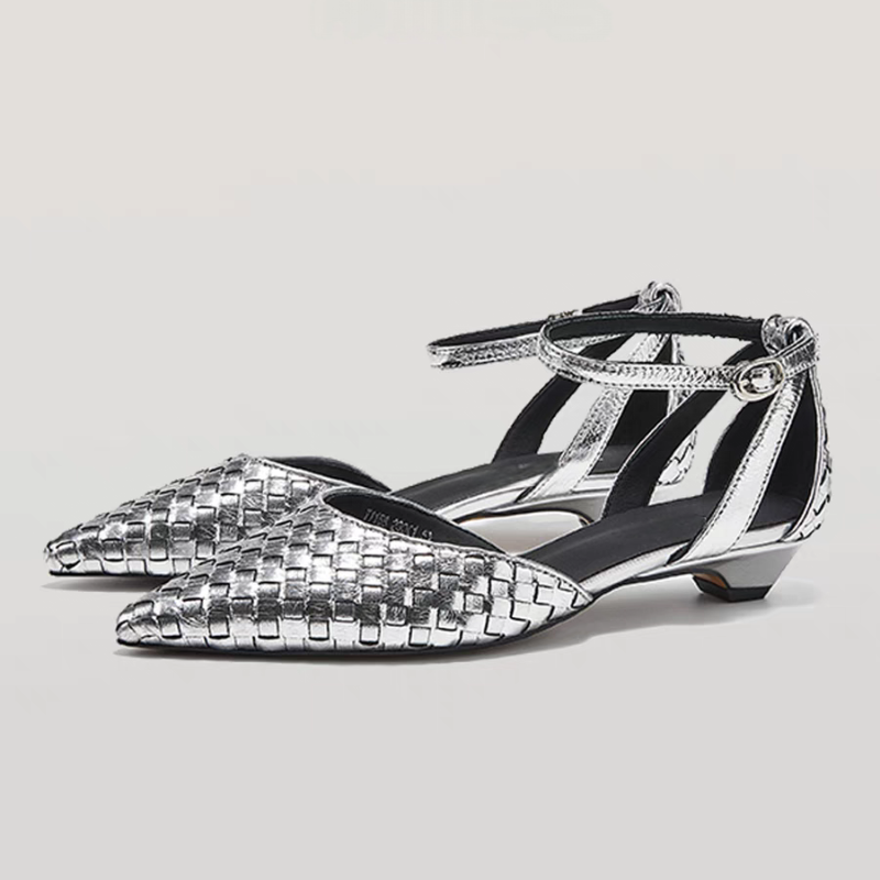 Women'S Fashion Brand Shoes - Bout pointu talons bas femmes sandales