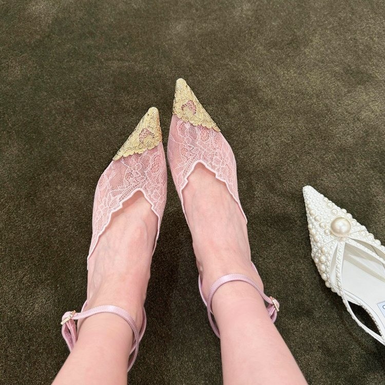Nouvelles sandales roses à tal - Women Fashion Korean avis et prix