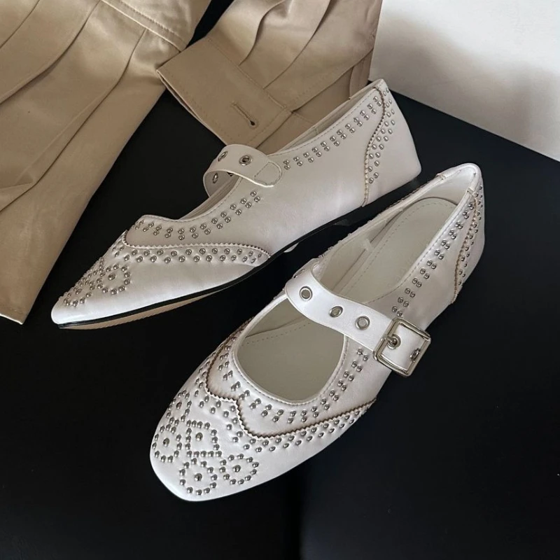 Rétro Rivet boucle Design appa - Women'S Fashion Brand Shoes avis et prix