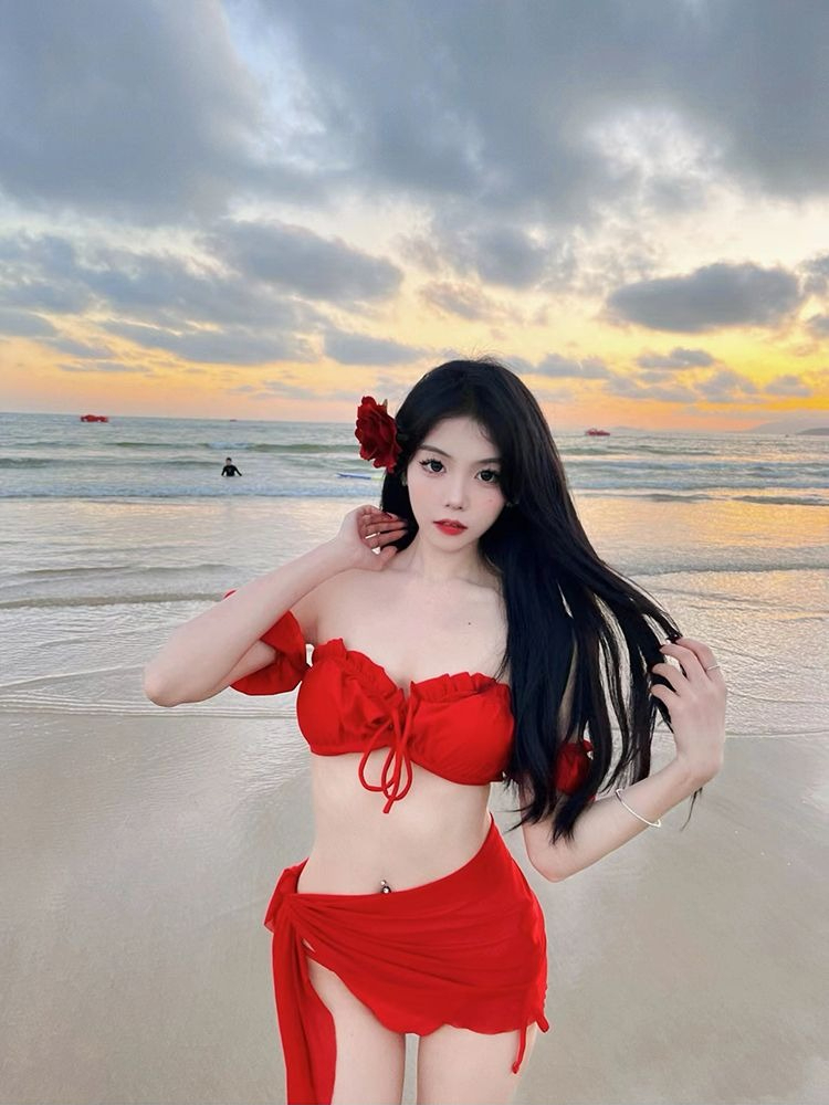 Bikini rouge sexy pour femme 2 - Women'S Fashion For Summer 2026 avis et prix