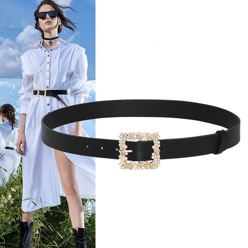 Ceinture à boucle en strass St - Women'S Fashion Trends Fall 2025 avis et prix
