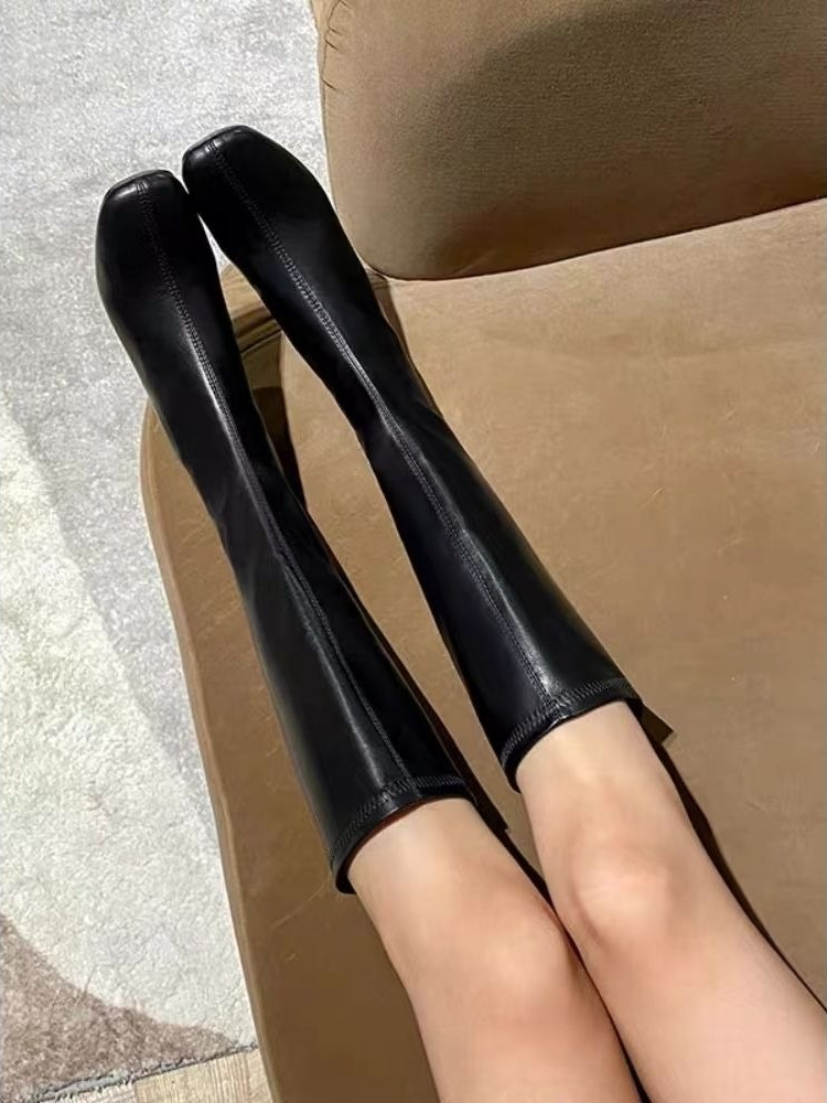 Bottes longues à bout carré po - Women'S Fashion Boots 2025 avis et prix