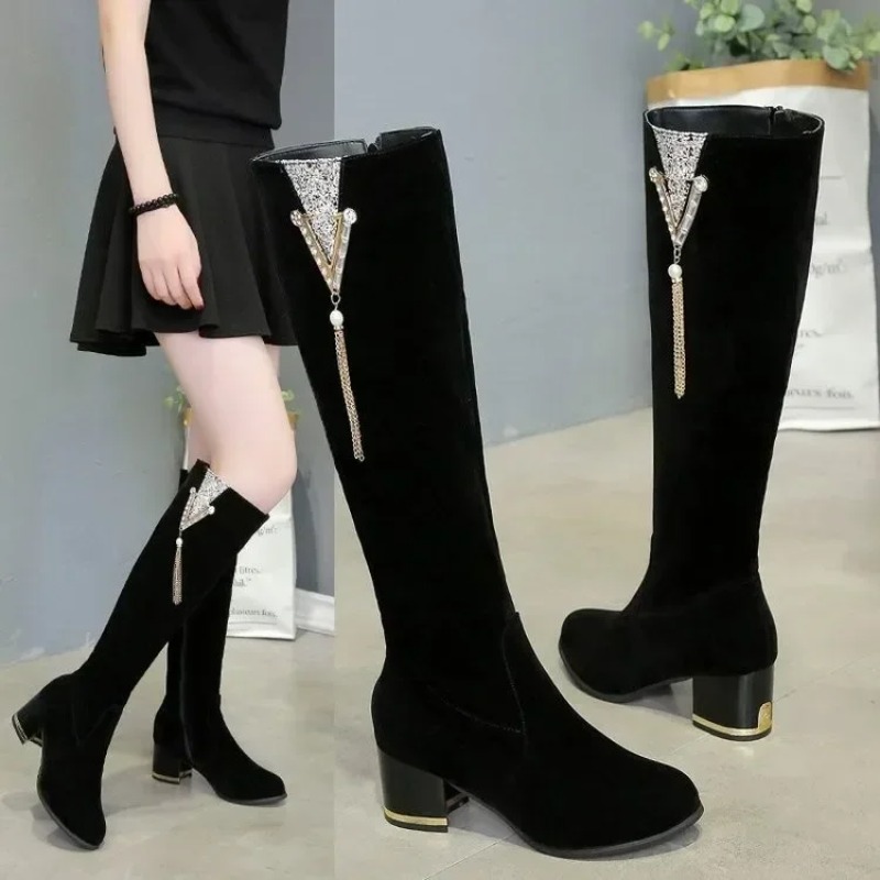 Bottes hautes de luxe pour fem - Women'S Fashion Boots 2025 avis et prix