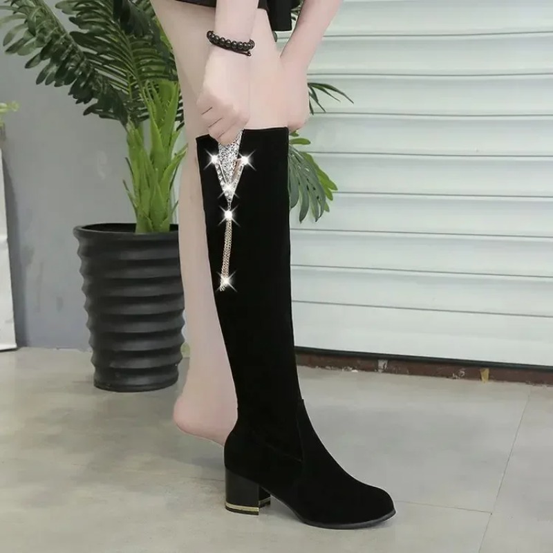 Bottes hautes de luxe pour fem - Women'S Fashion Boots 2025 avis et prix