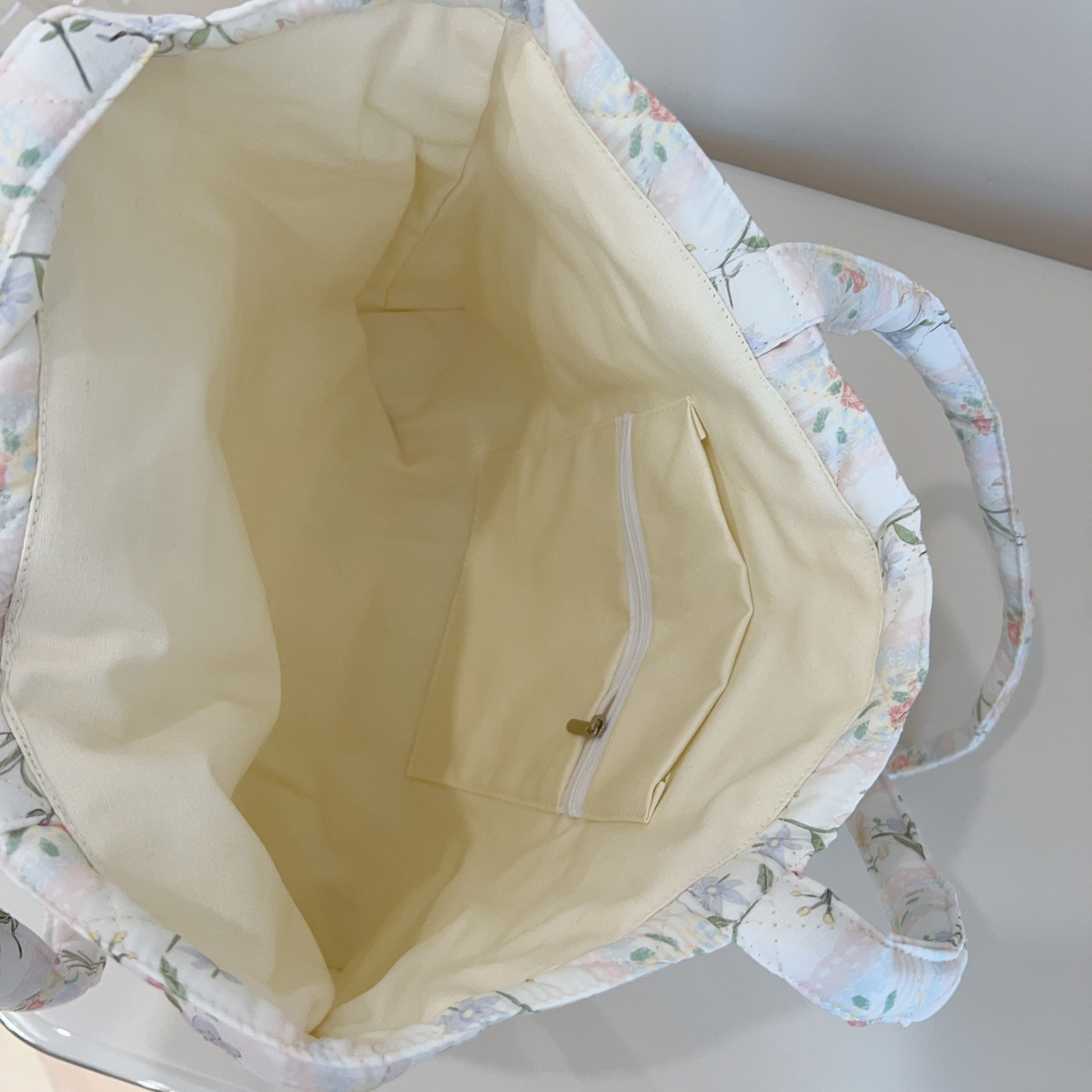 Sac fourre-tout matelassé flor - Canvas Tote Bag avis et prix