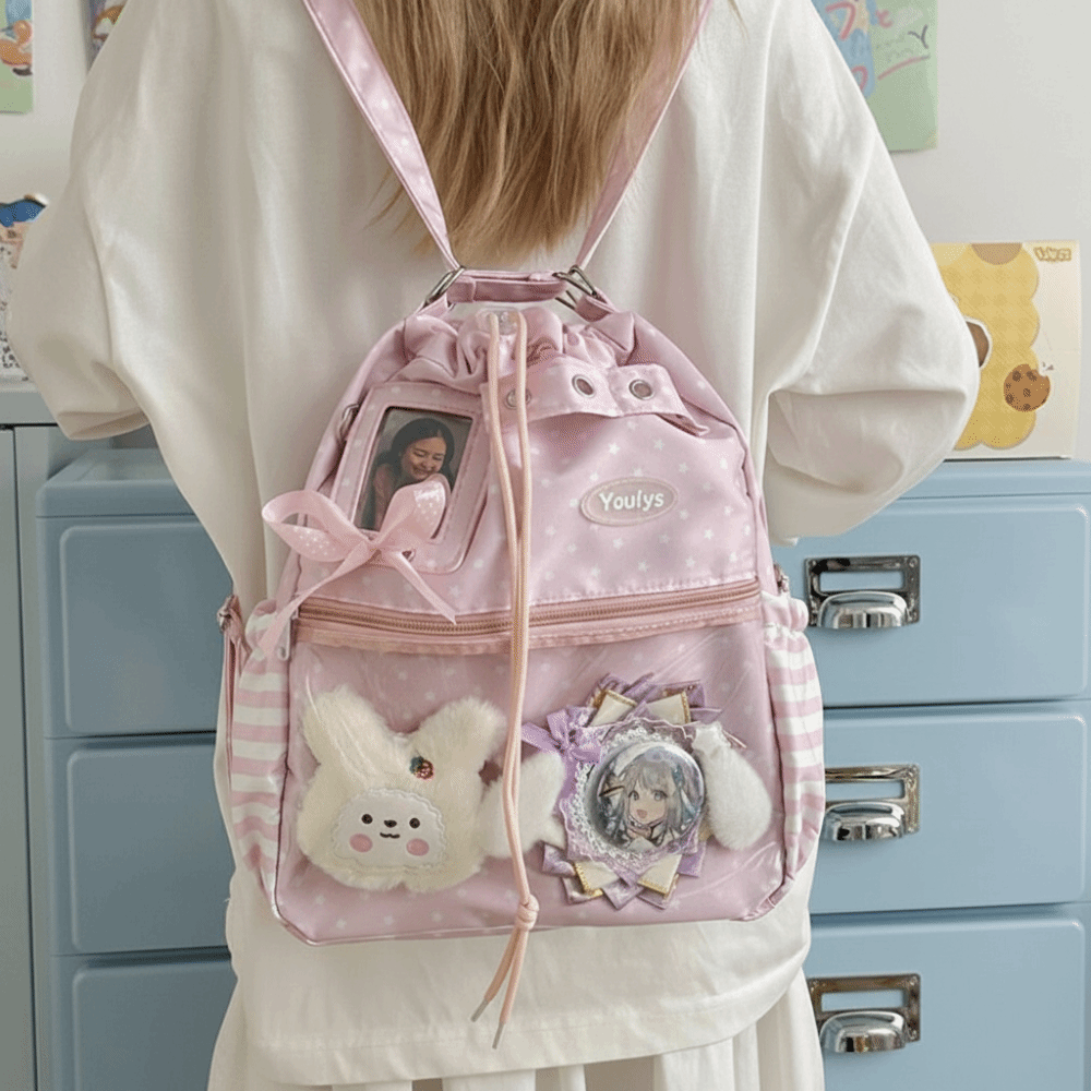 Sac à dos Ita à motif à pois m - Canvas Tote Bag avis et prix