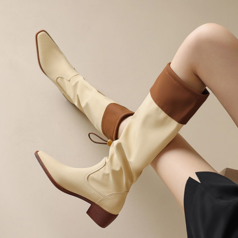 Abricot bout carré femmes bott - Women'S Fashion Boots 2025 avis et prix