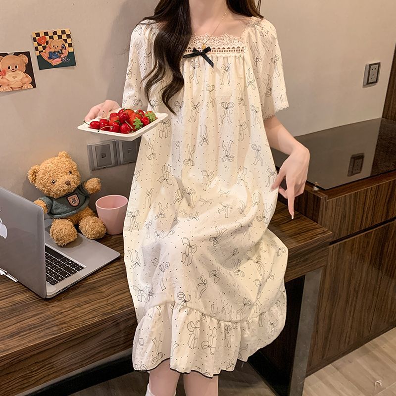 Robe de nuit style princesse g - Women Fashion Korean avis et prix