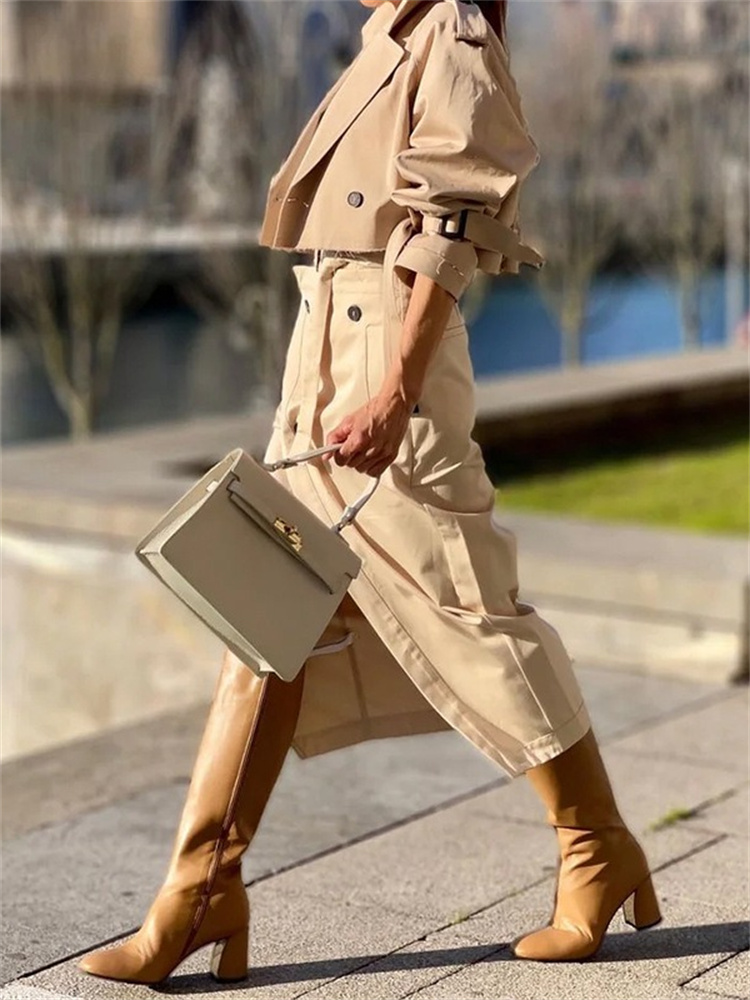 Wmstar-Ensemble de vêtements d - Belted Shirt Dress avis et prix