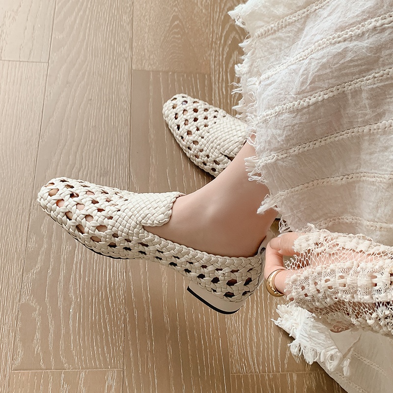 Sandales tressées en cuir véri - Women'S Fashion For Summer 2026 avis et prix