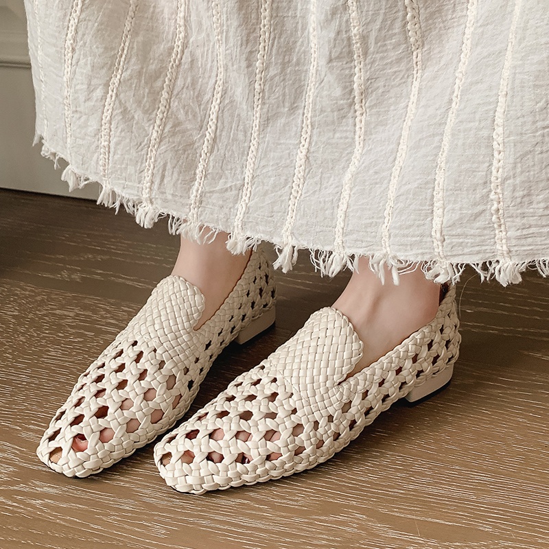Sandales tressées en cuir véri - Women'S Fashion For Summer 2026 avis et prix