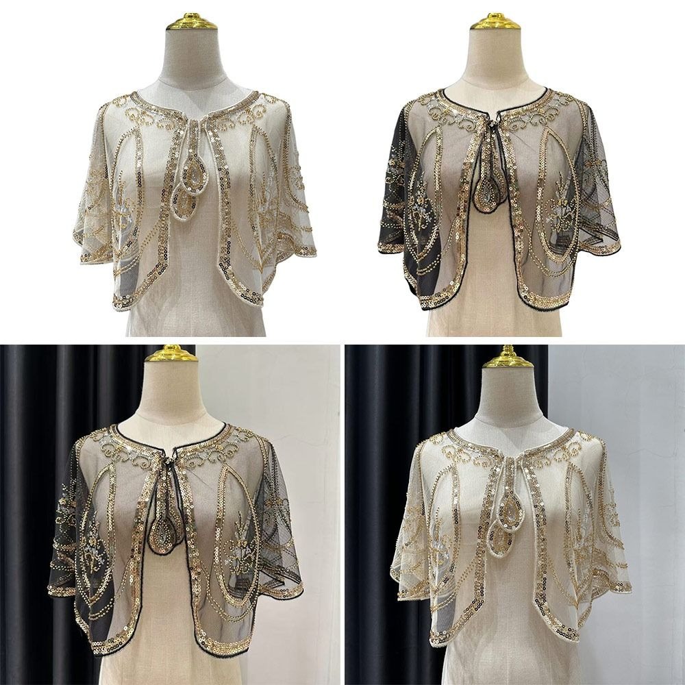Élégant châle brodé de sequins - Women'S Fashion In The 1920S avis et prix