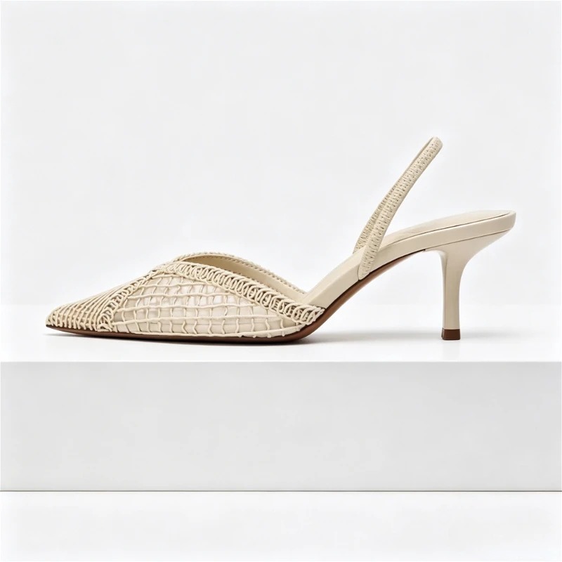 Sandales à talons tissés en ma - Women'S Fashion Brand Shoes avis et prix