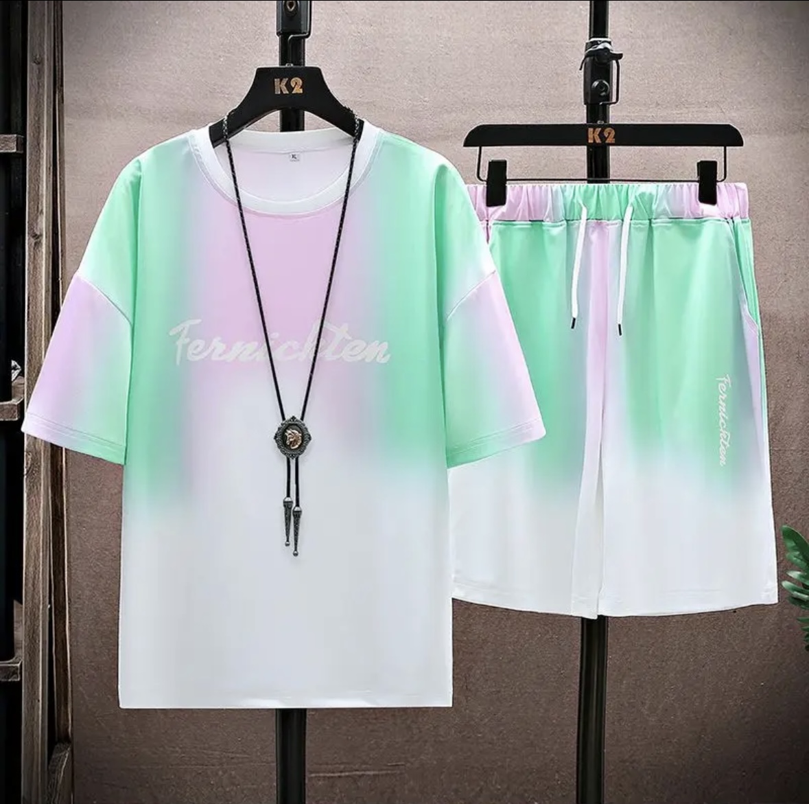 Nouvel ensemble d'été en soie  - Women Fashion Korean avis et prix
