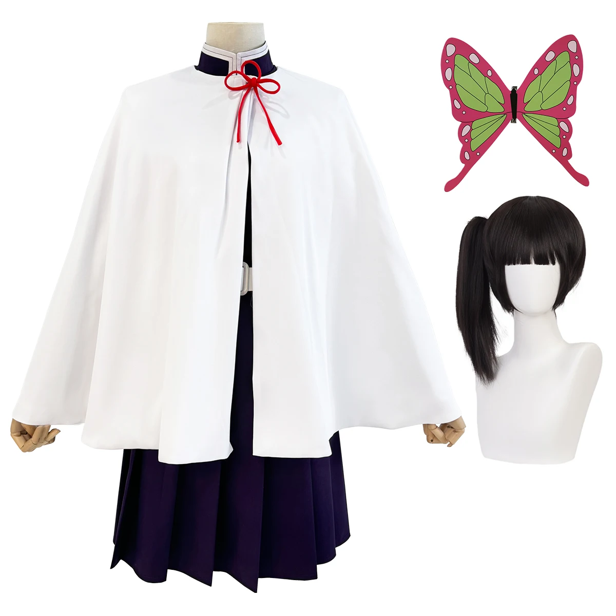 HOLOUN Anime Tsuyuri Kanawo Co - Belted Shirt Dress avis et prix